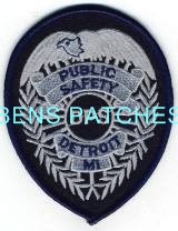MICHIGAN,DETROIT POLICE BADGE PATCH 1_wm